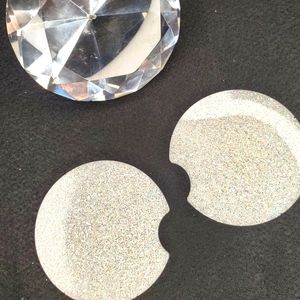 Pure glitter car coasters